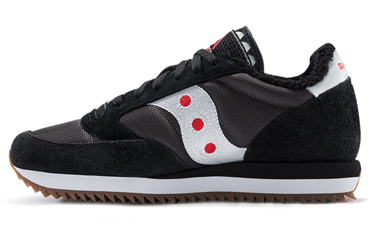 Saucony Jazz Original Running Shoes Men Low-Top Black White