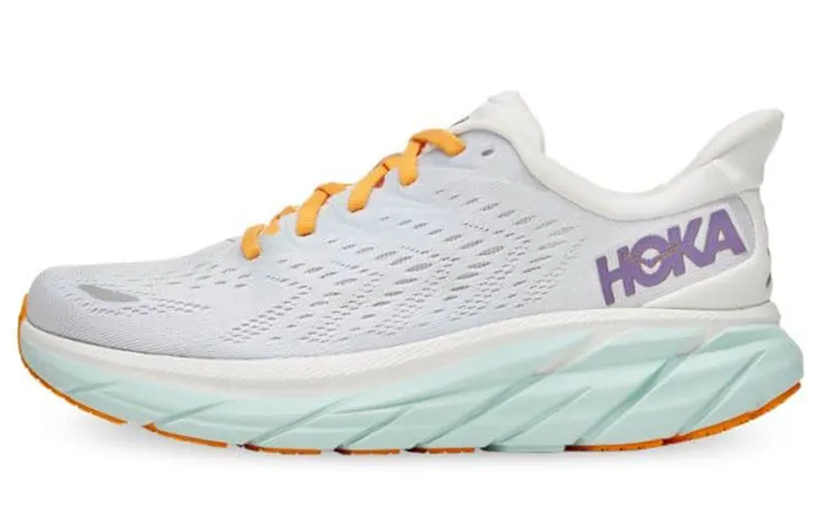 Hoka One One Clifton 8 Blanc De Blanc Purple Seafoam (Women's) - POIZON