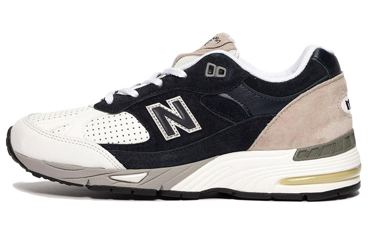 New Balance 991 MiUK Sns Navy White Standard (D) US M 7.5