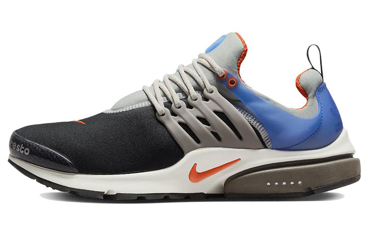 Nike Air Presto Premium Black Dusty Sage Racer Blue POIZON