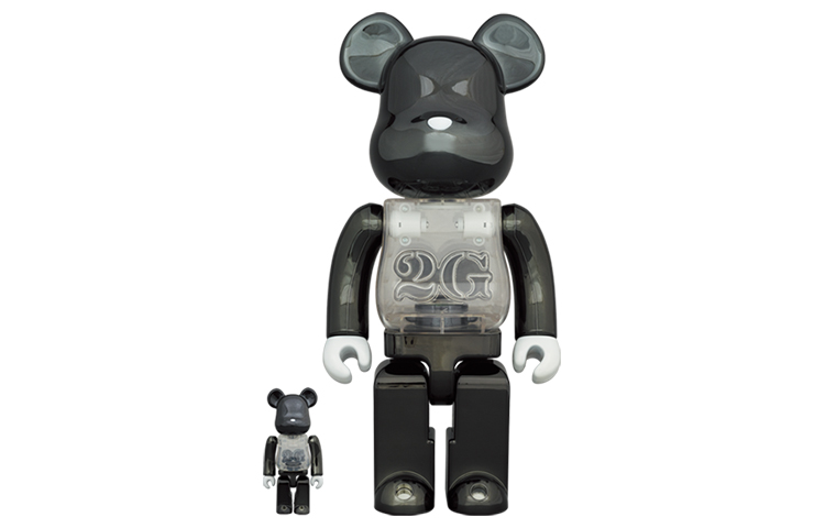 BE@RBRICK 2G Exclusive 2G Black Chrome - POIZON