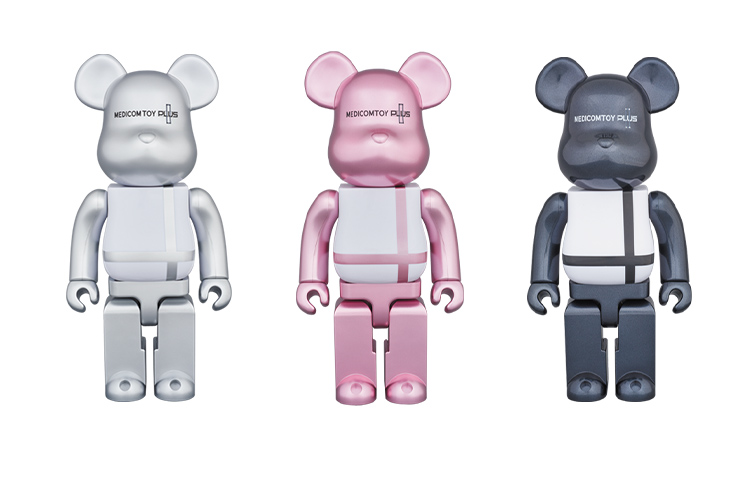 BE@RBRICK MEDICOM TOY PLUS BLACK CHROME Ver 100％ ＆ 400