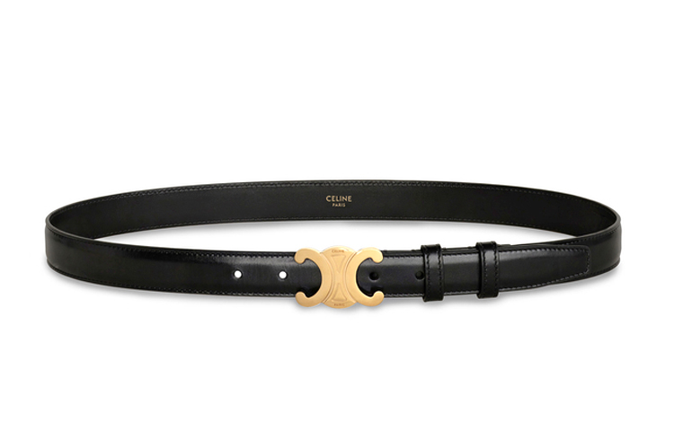 【人気/関税/送料込み】 (W) Celine Medium Triomphe Belt in Te 人気/関税/送料込み】 (W) Celine Medium Triomphe Belt in Ta