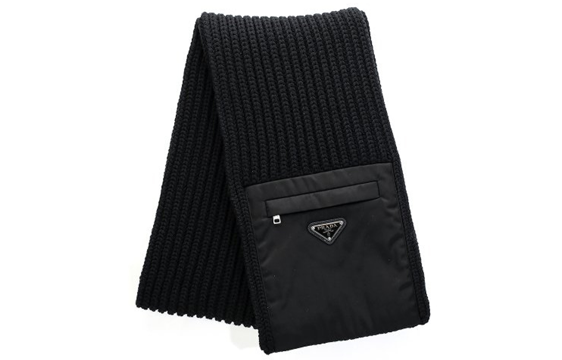 スカーフ PRADA SCARF (1FF0272CXV F0076) PRADA Shaker Knit Scarf - POIZON