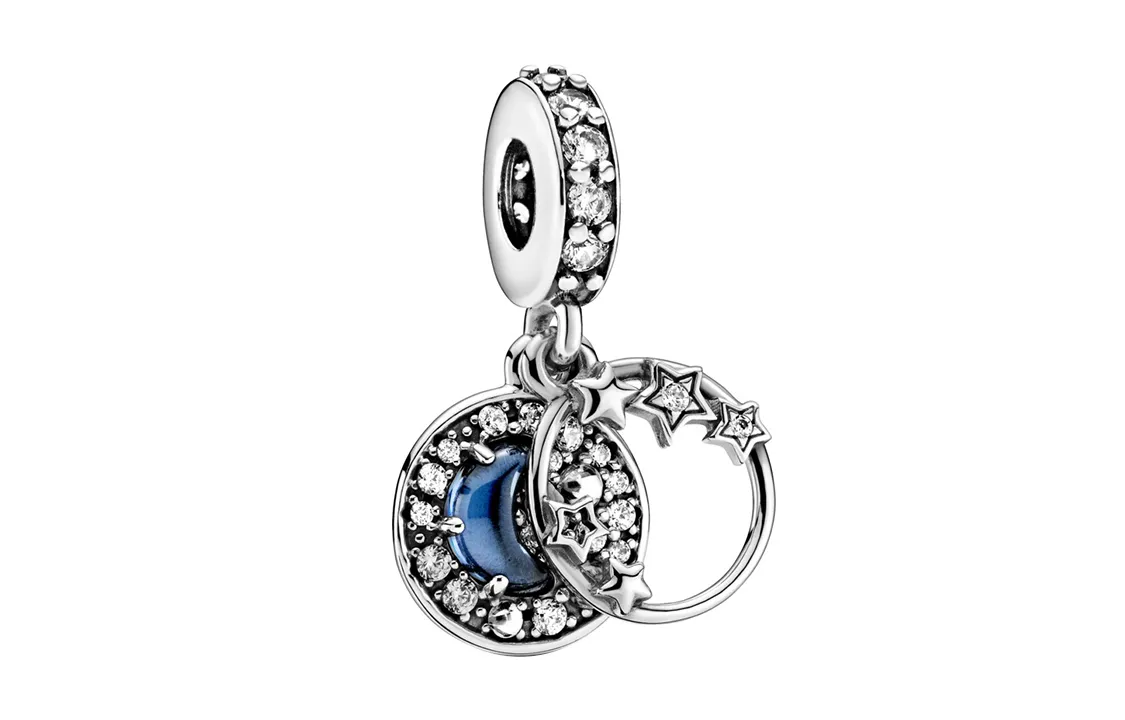 Pandora Charms Pendants Women's Blue Box POIZON