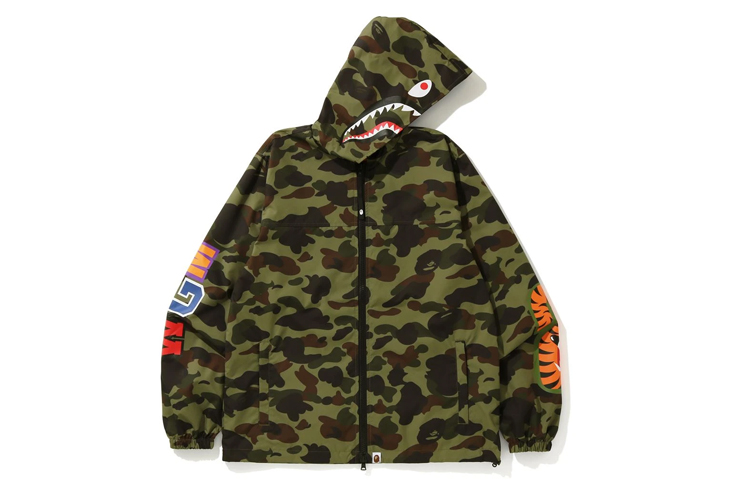 A BATHING APE 1st Camo Shark Wgm Hoodie Jacket - POIZON