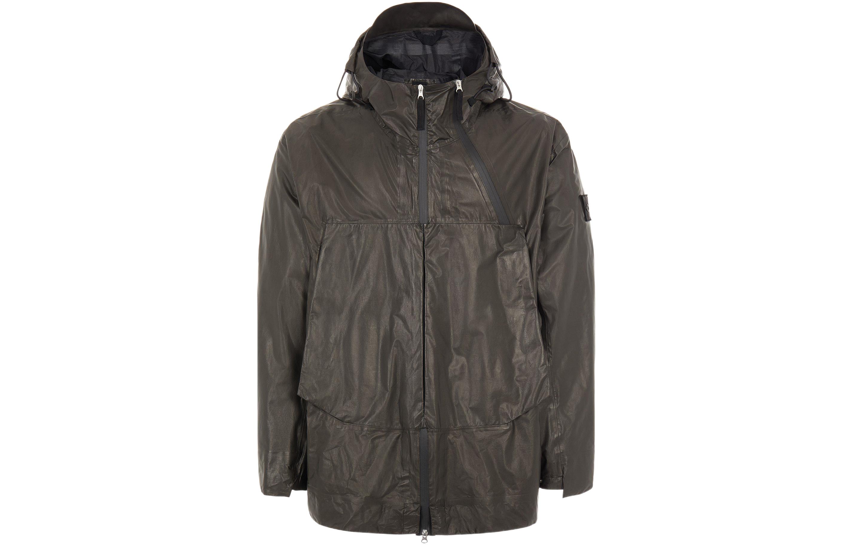 STONE ISLAND Jacket Men Grey Green L