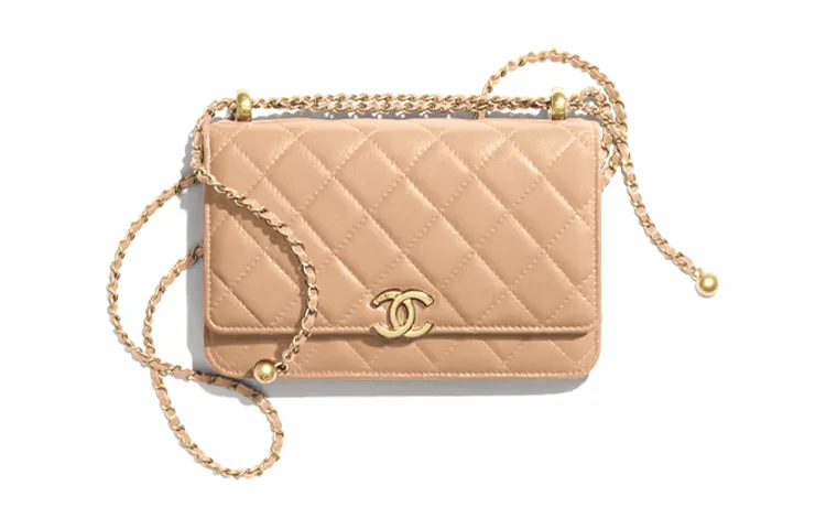 CHANEL Women's Little Golden Ball Crossbody Bag - POIZON