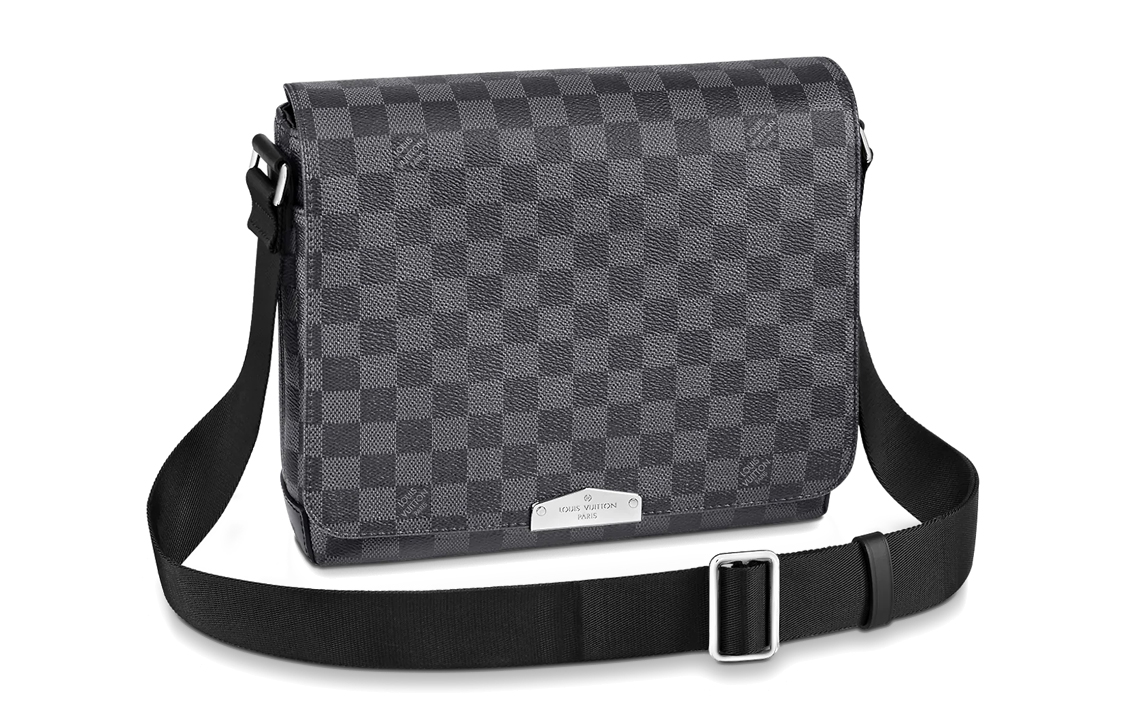 Black and grey checkered louis vuitton bag sale