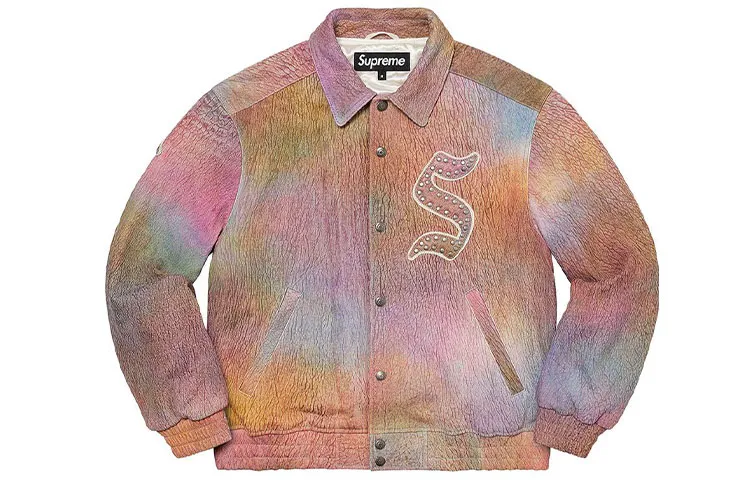 Supreme Pebbled Leather Varsity Jacket - Cheap Rcj Jordan Outlet