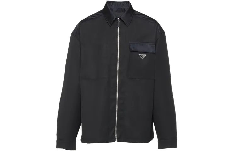 PRADA Re-Nylon Jackets Men Black - POIZON