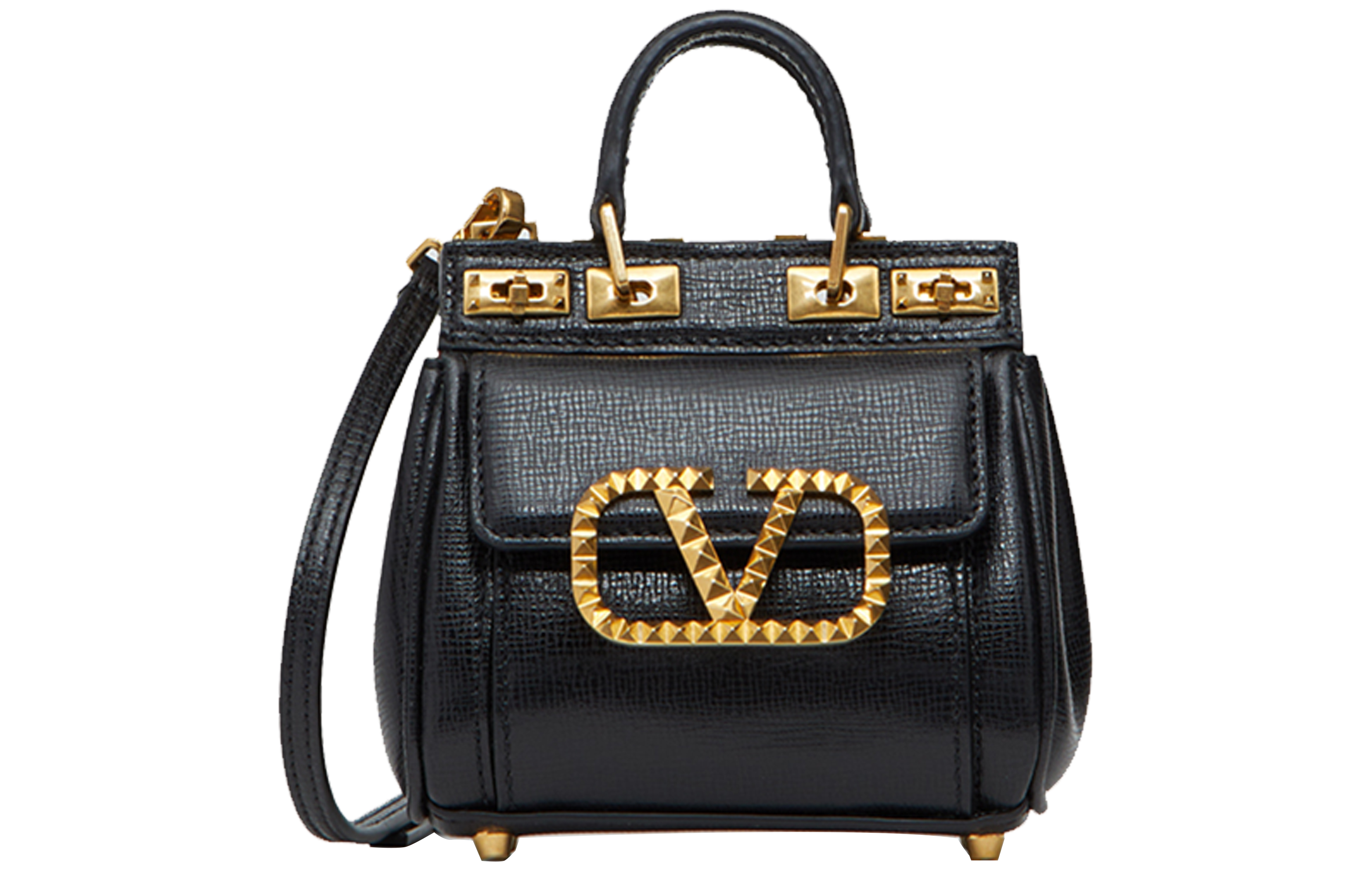 ★関税込★VALENTINO★ROCKSTUD ALCOVE GRAIN CALF SKIN BAG★ ☆人気☆【VALENTINO】☆ROCKSTUD ALCOVE GRAIN CALF SKIN BAG