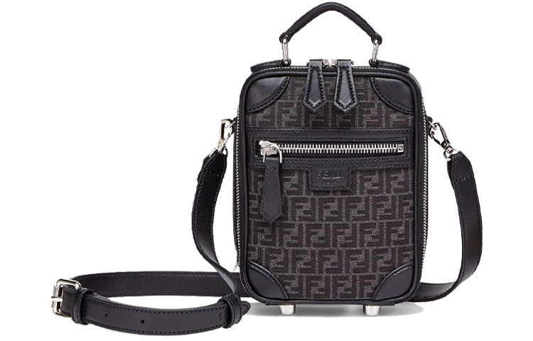 FENDI 8BS083AUQ7F1SKL 関税送料込 Fendi Red Quilted Lambskin Leather Dotcom Click Small