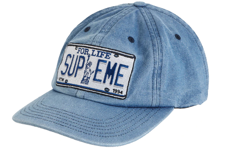 Supreme License Plate 6-Panel - Cheap Rcj Jordan Outlet