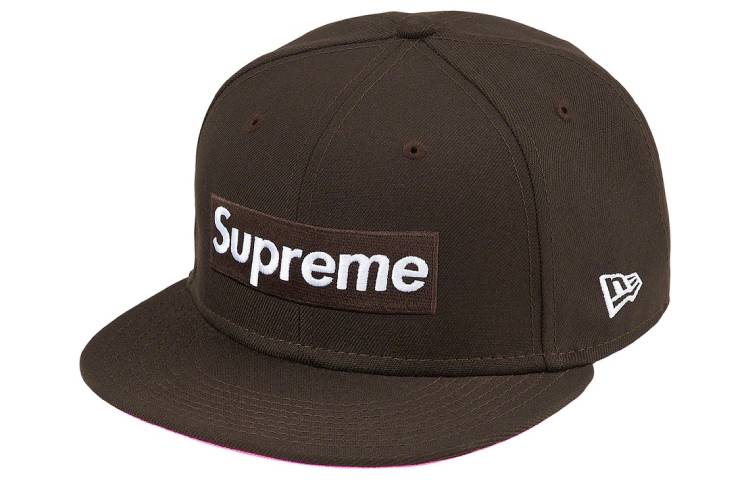 New Era X Supreme Cap Unisex Black 7 1/4