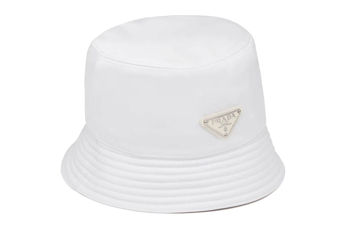PRADA Triangle-logo Bucket Hat - POIZON