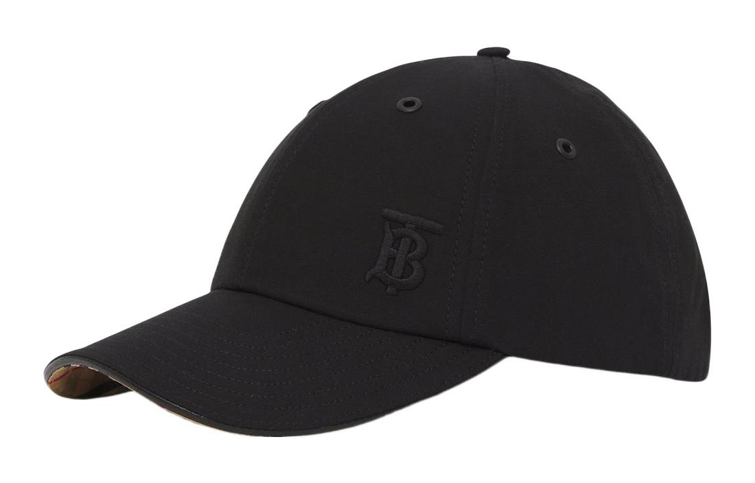 NEW WITH TAGS Burberry BLACK Monogram Motif Baseball Cap | eBay
