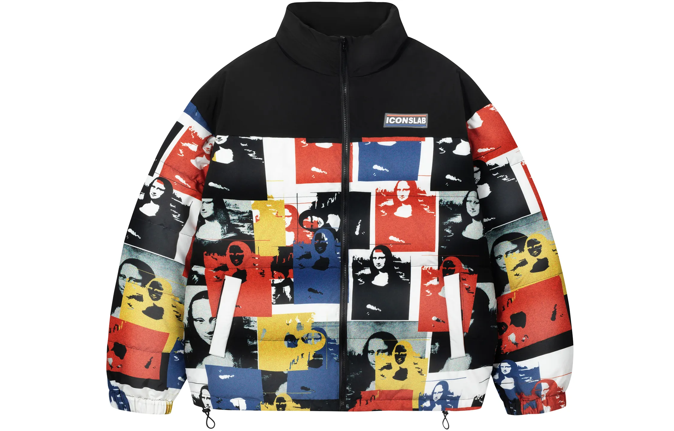 Iconslab X ICONS Lab Down Jacket Unisex Black - POIZON
