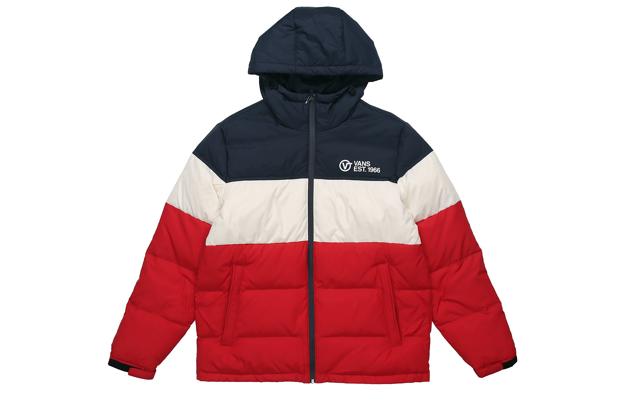 Fashion red and white vans jacket