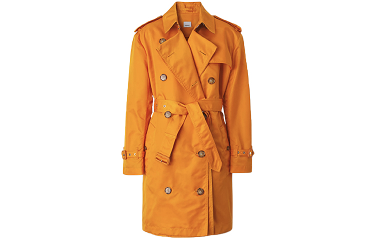 Authenticated Before Shipping Burberry Orange Jackets Coats on Sale Authentic POIZON