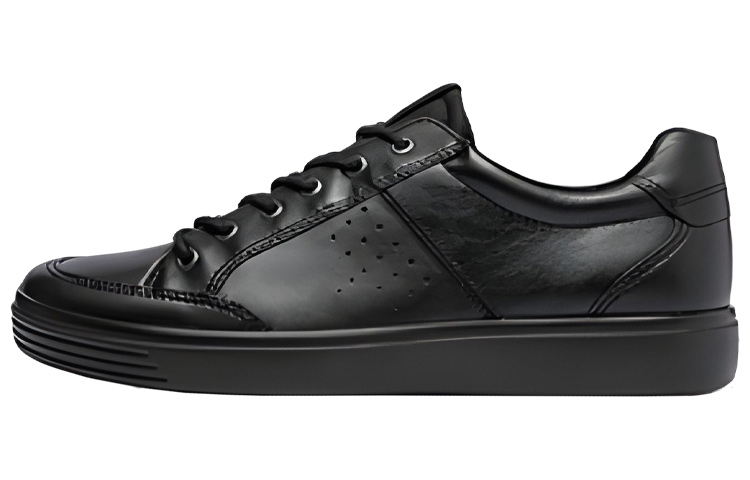 Ecco Skateboard Shoes Men Low Top Black EU 45 POIZON