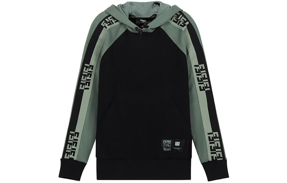 Fendi hoodie green online