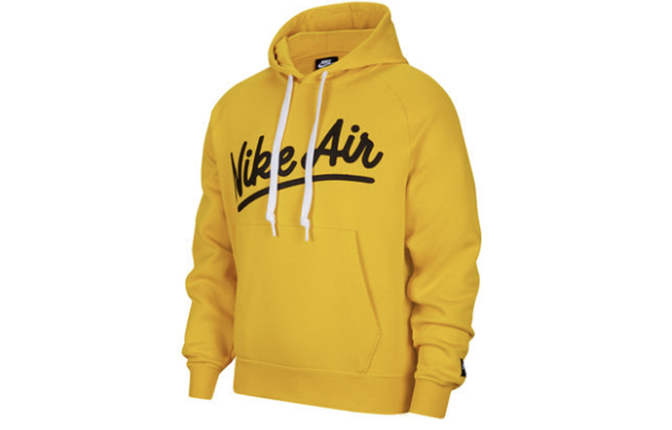 Nike Yellow Hoodies Sweatshirts for Women s Men s Sneakers Clothing Sale New POIZON