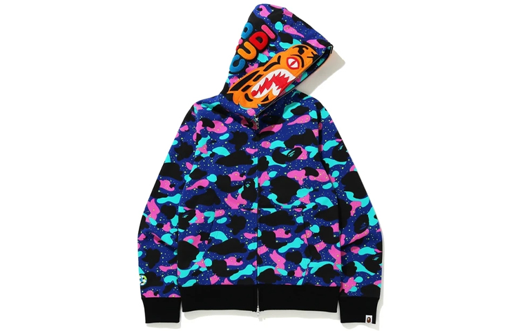 A BATHING APE X Kid Cudi Shark Full Zip Hoodie S - POIZON A BATHING APE X Kid Cudi Shark Full Zip Hoodie S - POIZON