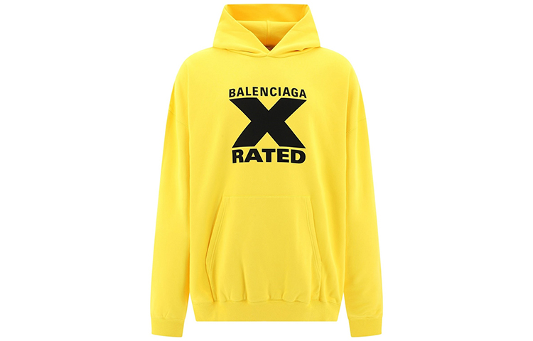 Balenciaga oversized hoodie yellow best sale