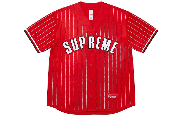 Supreme deals pinstripe jersey