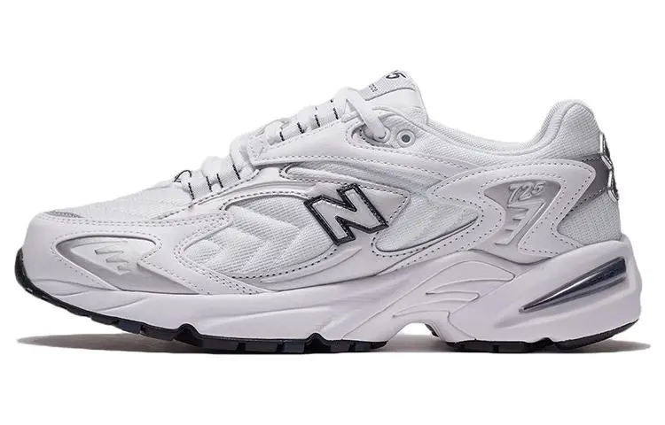New Balance 725 Metallic Silver White - POIZON