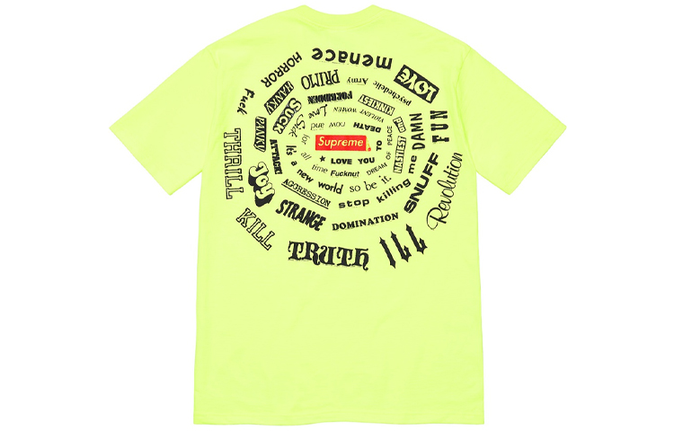 Supreme Spiral Tee ブラック M 21ss