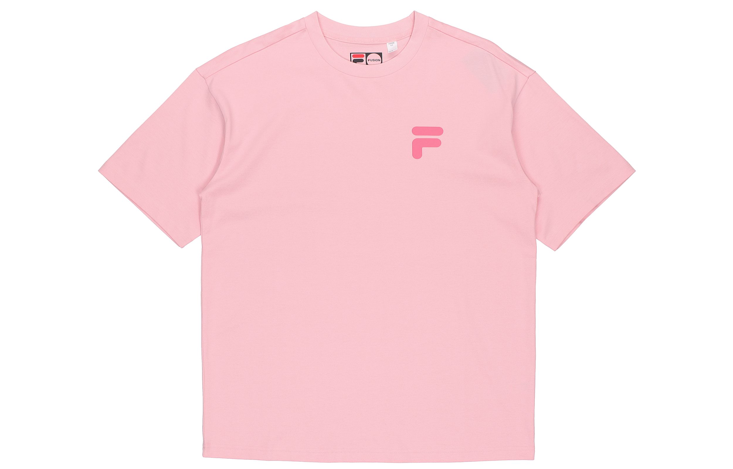 FILA FUSION T shirt Unisex Youth Powder XS