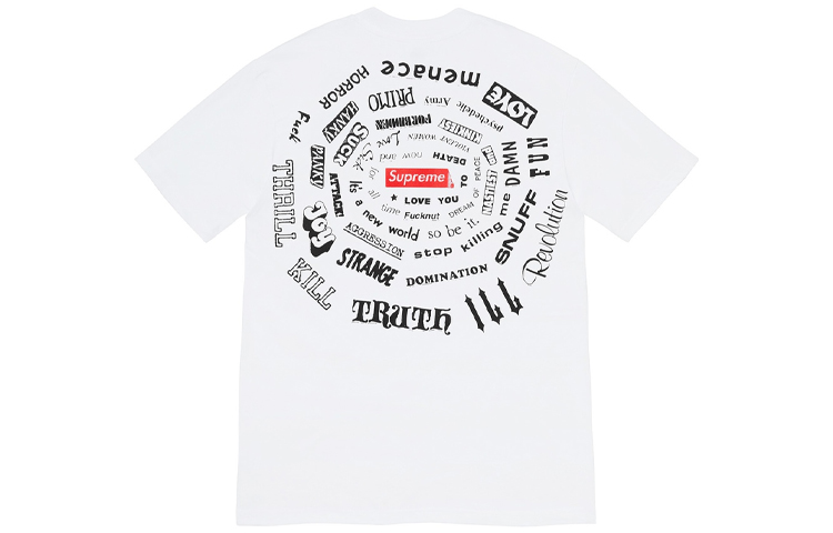 Supreme Spiral Tee ブラック M 21ss
