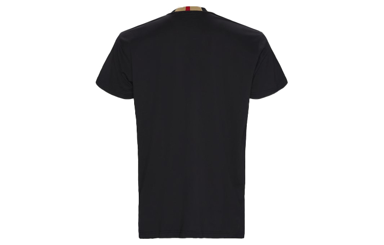 Burberry icon stripe discount trim cotton t-shirt