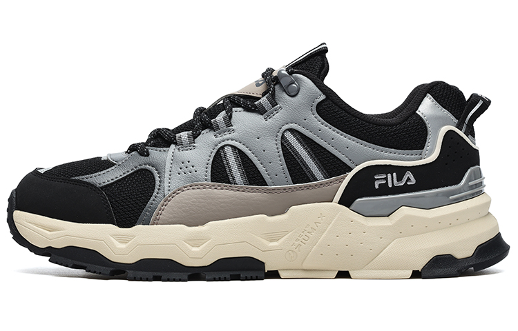 FILA Trek 1S Low Shoes Black Silver Cheap Rcj Jordan Outlet