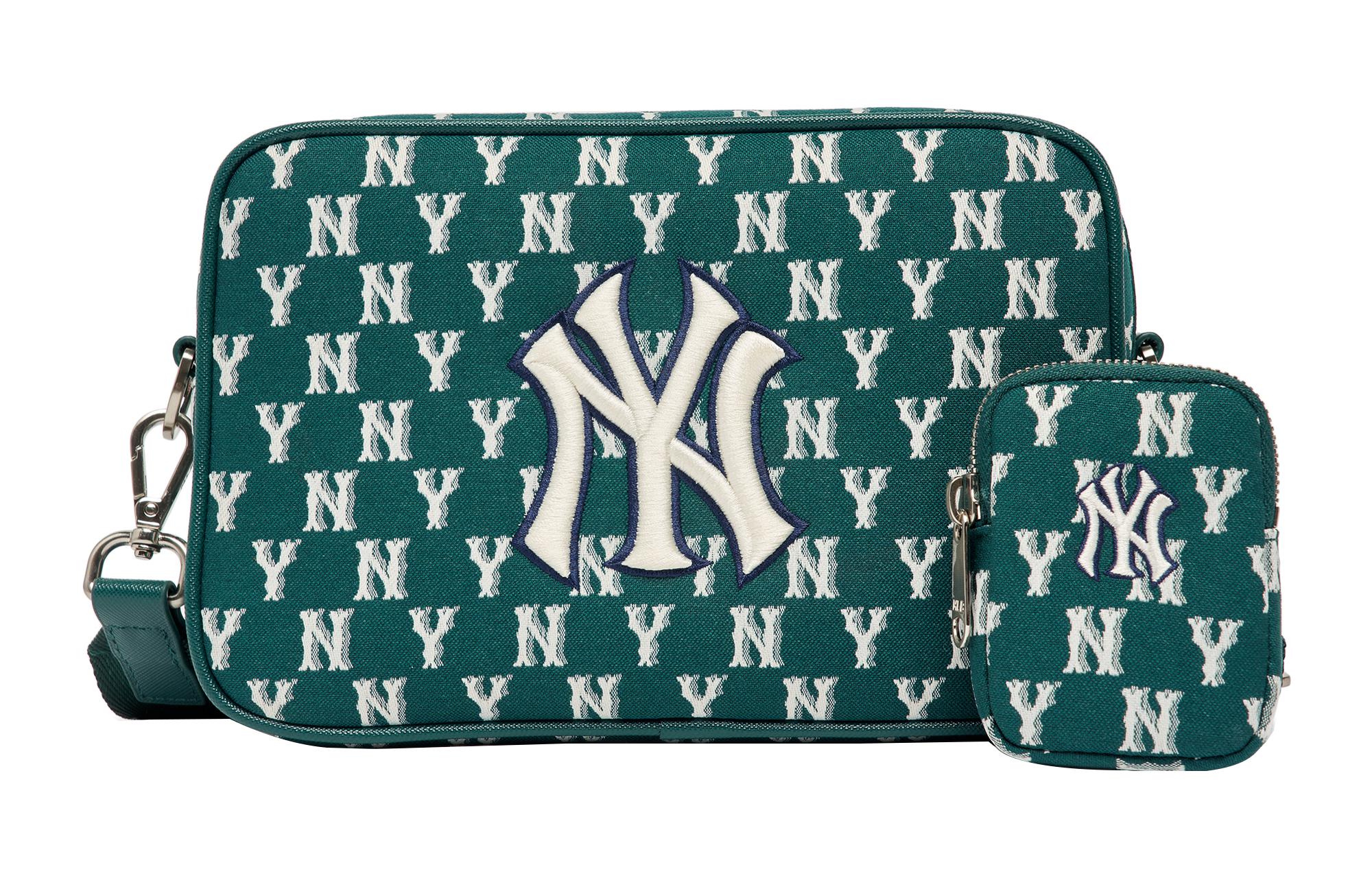 MLB■Pocket Cross Bag■送料込 MLB Monogram Collection Crossbody Bags Silver - POIZON