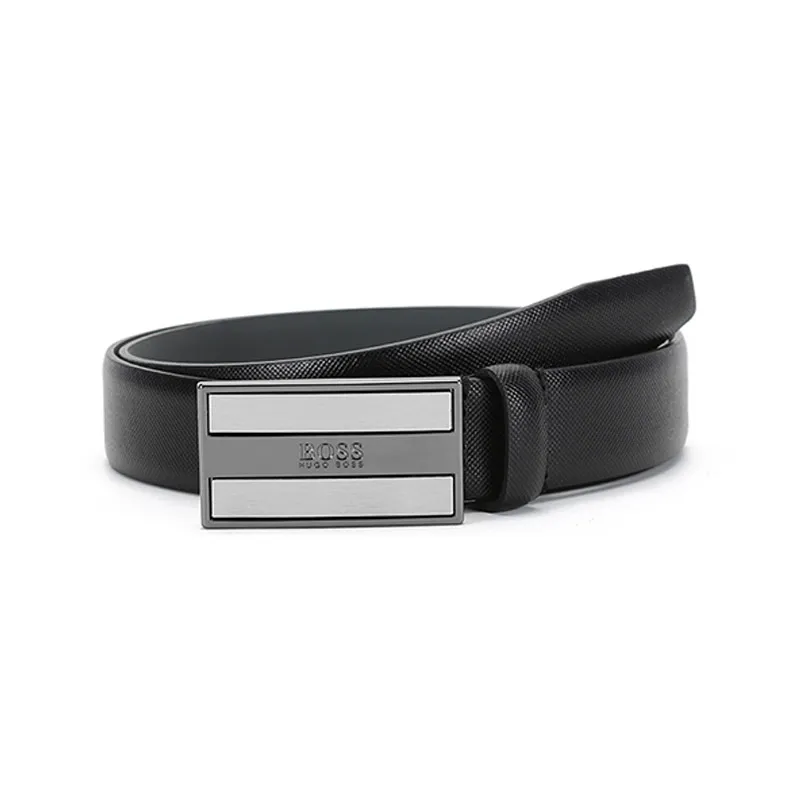mens leather belt hugo boss