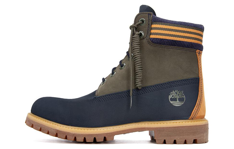 Men's navy blue timberland boots best sale