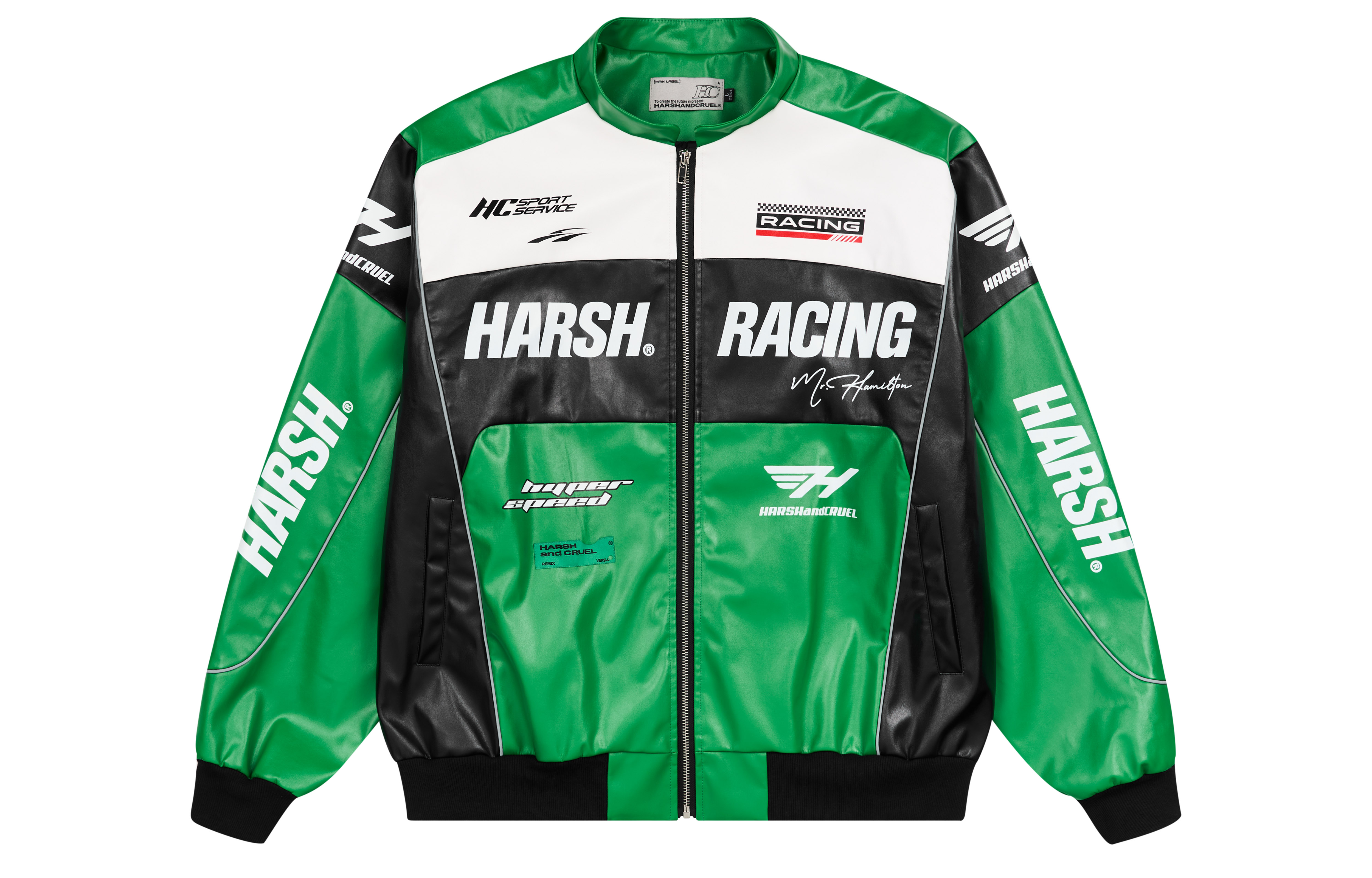 HARSH AND CRUEL Jacket Unisex Green XXL