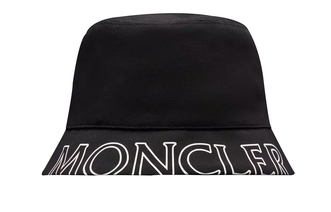 ハット MONCLER Woman Hat Black 3B000145399E 999 モンクレール MONCLER MONCLER GRENOBLE バケットハット 3B00014