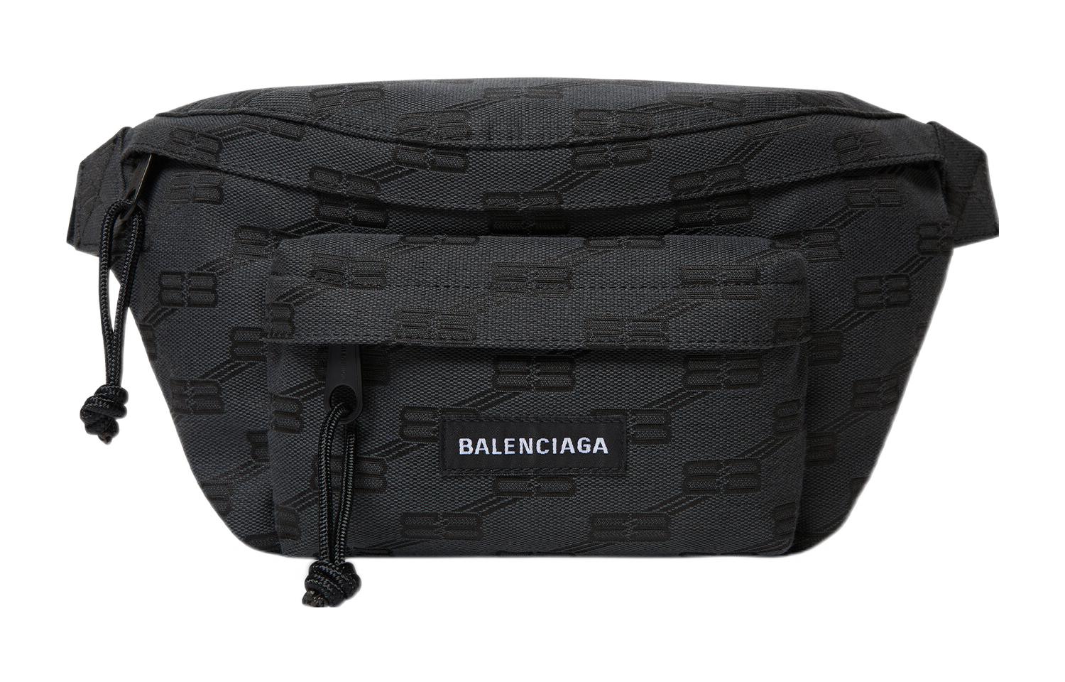 Balenciaga BB Monogram Signature Fanny Packs - POIZON