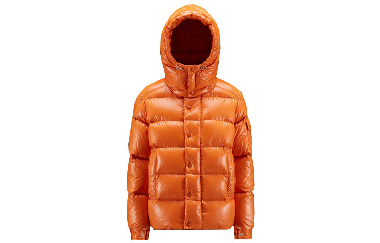 Orange moncler jacket best sale