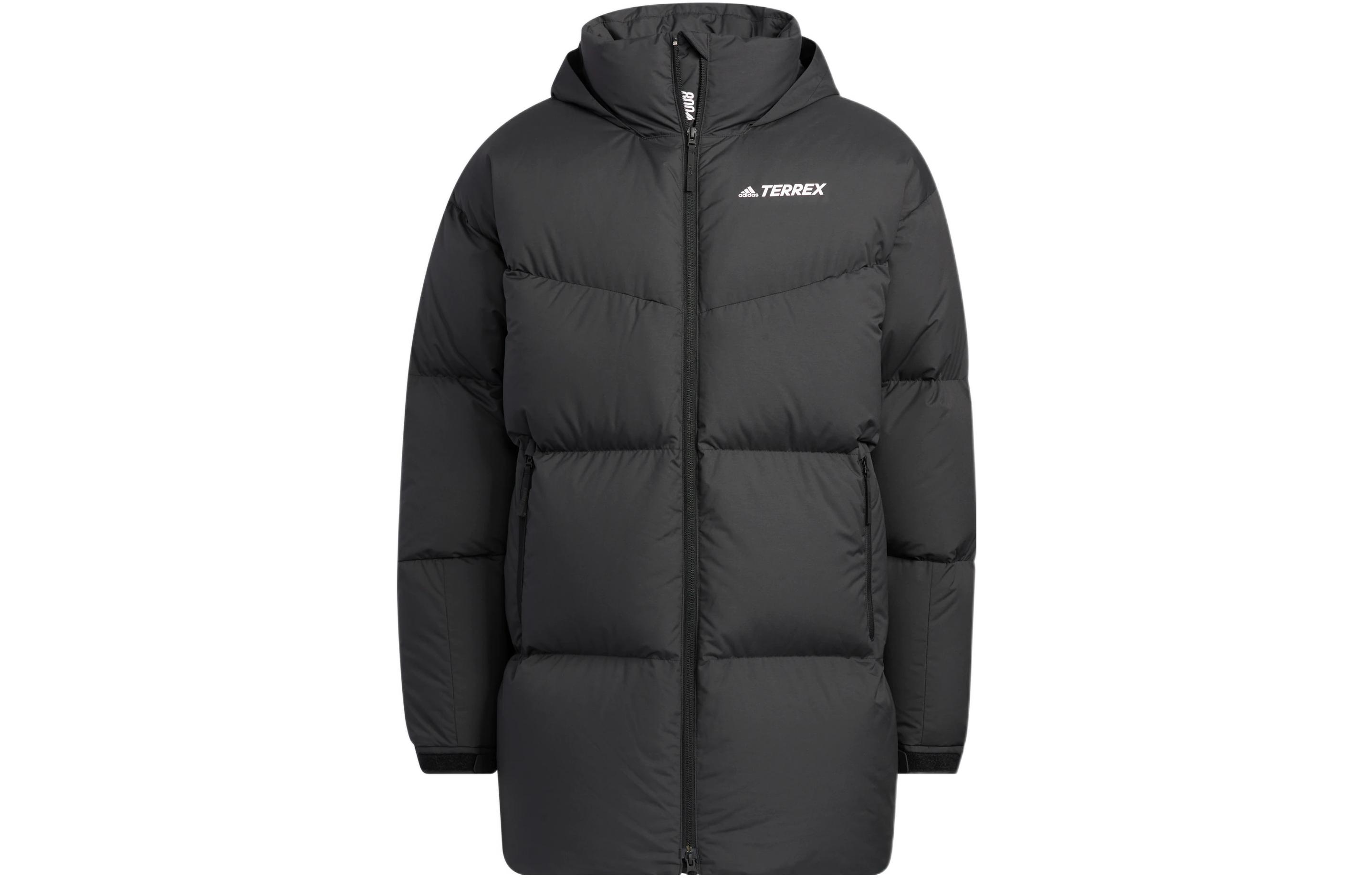 Adidas Down Jackets Unisex Black XS - POIZON