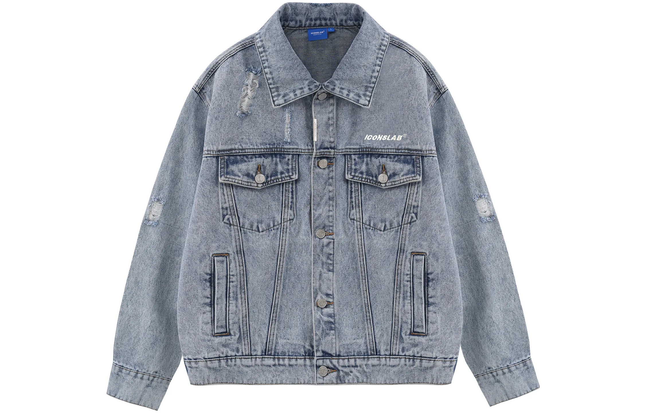 Iconslab X ICONS Lab Denim Jackets Unisex - POIZON