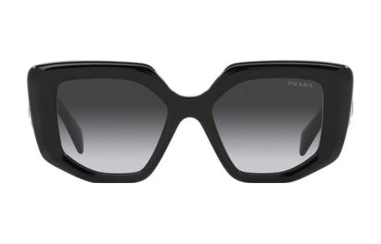 PRADA バタフライフレームサングラス PR21ZS 11I0A6 PRADA PR 21ZS 11I0A6 Powder Brown Gradient 55 mm Women's