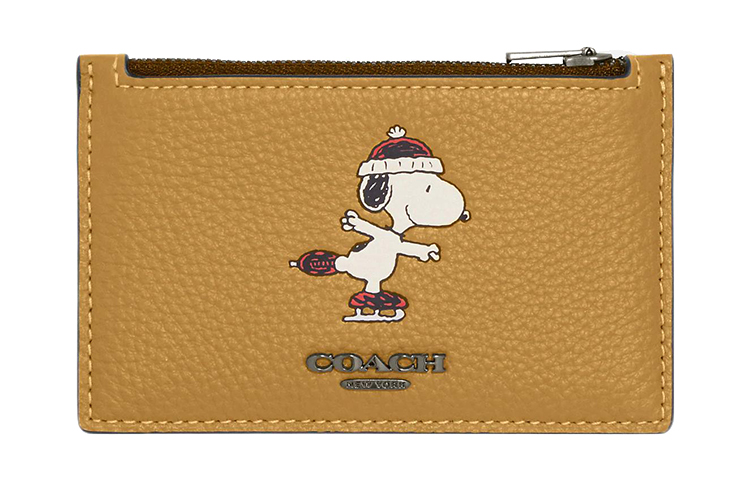 COACH×PEANUTS コインケース COACH コーチ コインケース スヌーピー シグネチャー ピーナッツ