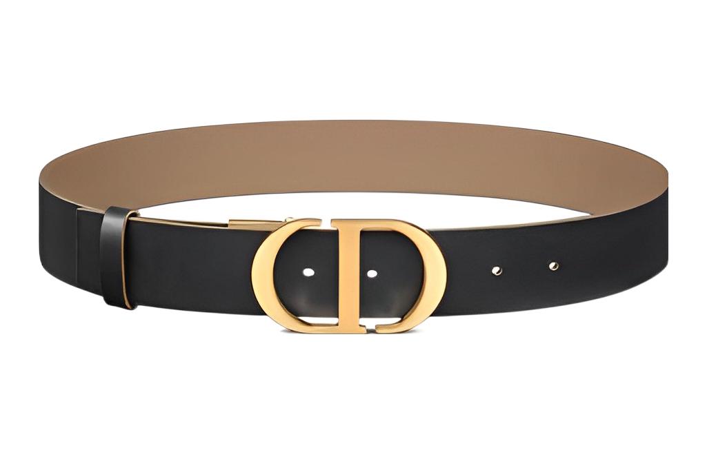 【送料無料】Christian Dior　ベルト　ベージュ　レディース Reversible Saddle Belt Trench Beige and Biscuit Smooth