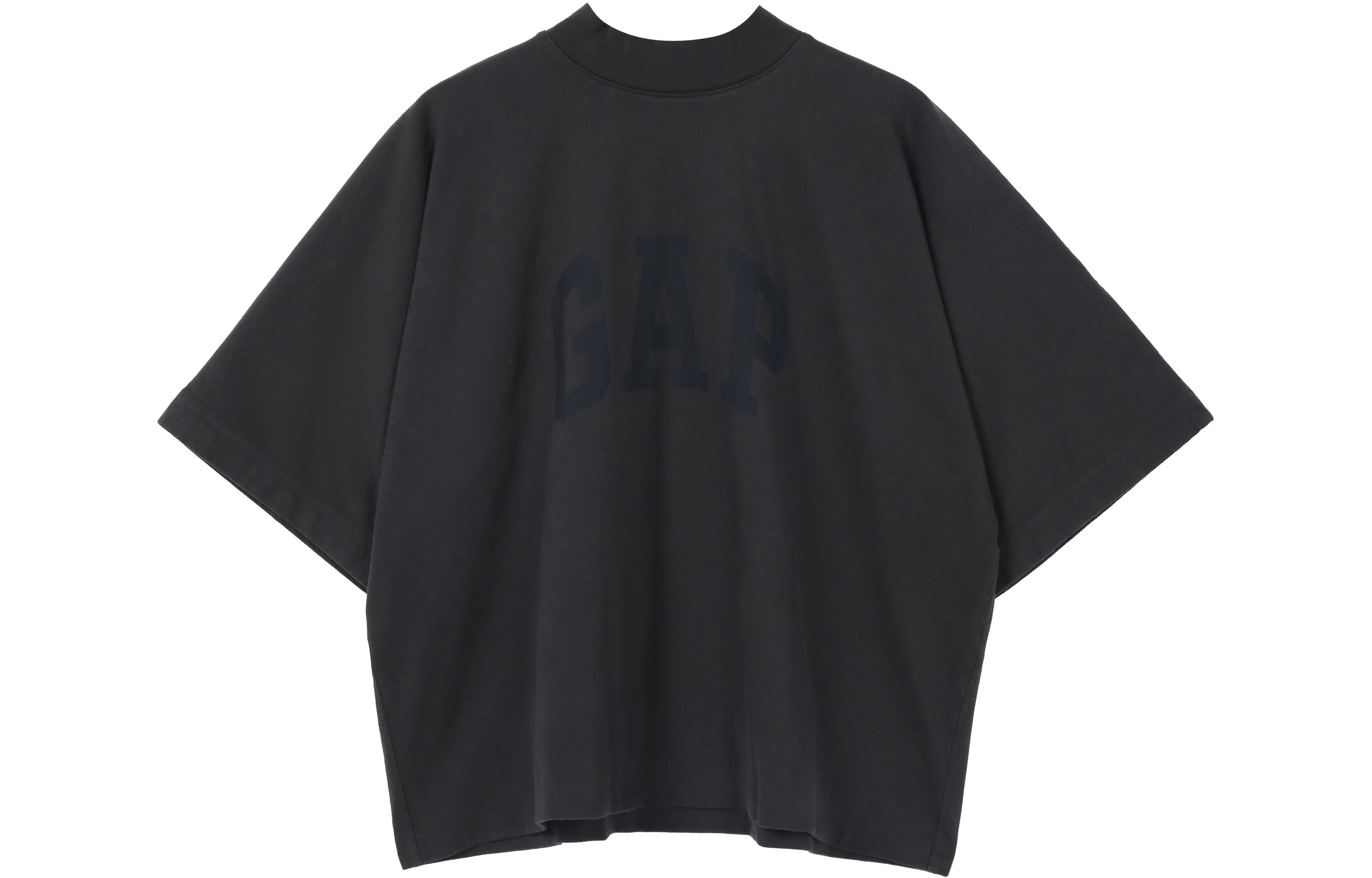 Yeezy Gap Engineered By Balenciaga Dove Sleeve Tee Black - POIZON