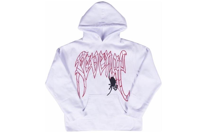 Revenge white hoodie sale